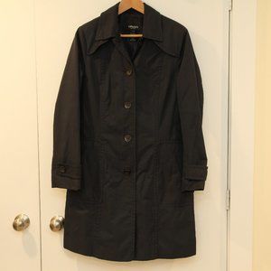 Olsen dark navy blue trench coat